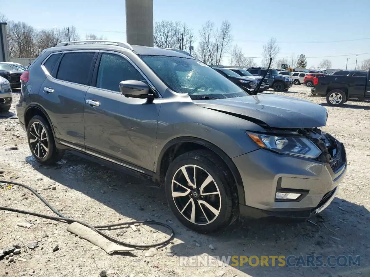 4 Photograph of a damaged car 5N1AT2MV2KC783641 NISSAN ROGUE 2019