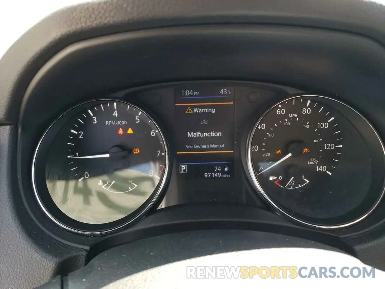 9 Photograph of a damaged car 5N1AT2MV2KC813740 NISSAN ROGUE 2019