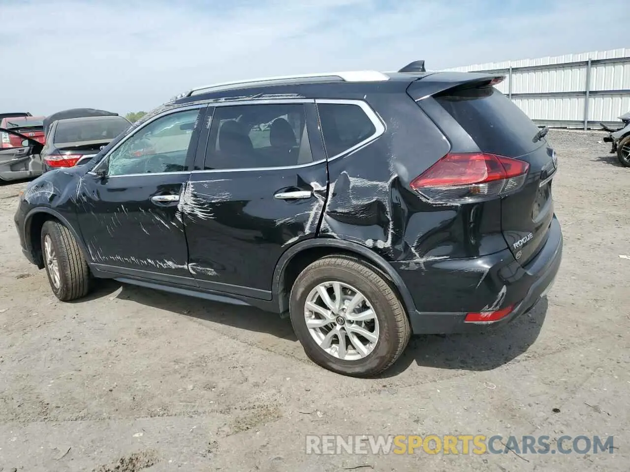 2 Photograph of a damaged car 5N1AT2MV2KC841196 NISSAN ROGUE 2019