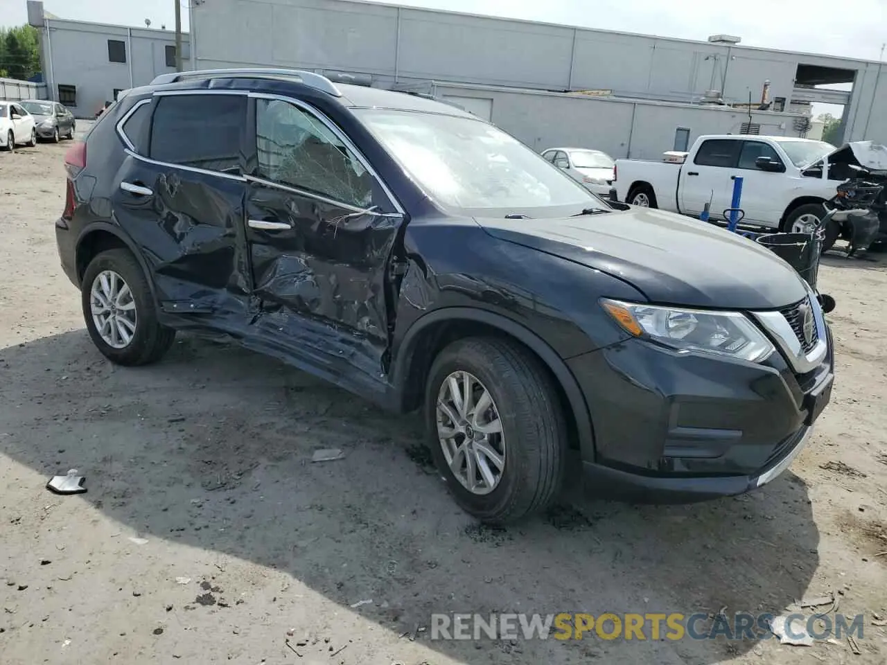 4 Photograph of a damaged car 5N1AT2MV2KC841196 NISSAN ROGUE 2019