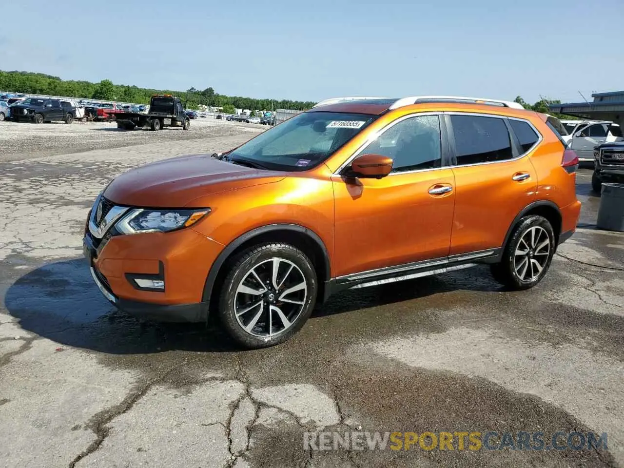 1 Photograph of a damaged car 5N1AT2MV3KC711301 NISSAN ROGUE 2019