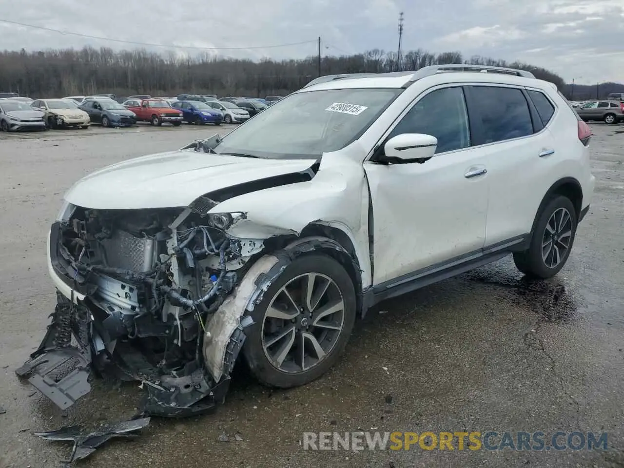 1 Photograph of a damaged car 5N1AT2MV3KC723562 NISSAN ROGUE 2019
