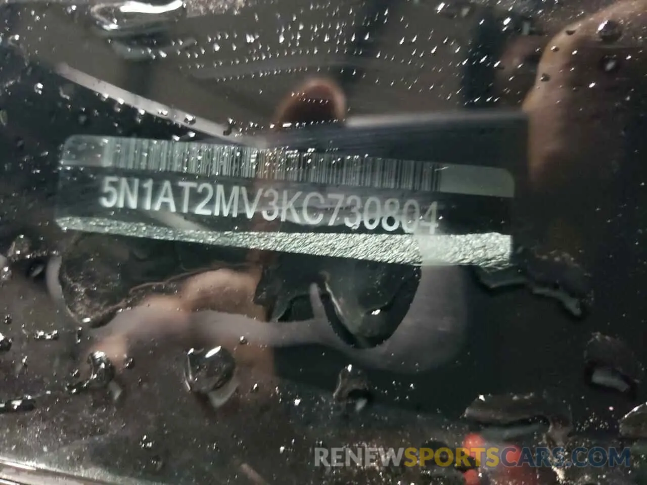 12 Photograph of a damaged car 5N1AT2MV3KC730804 NISSAN ROGUE 2019