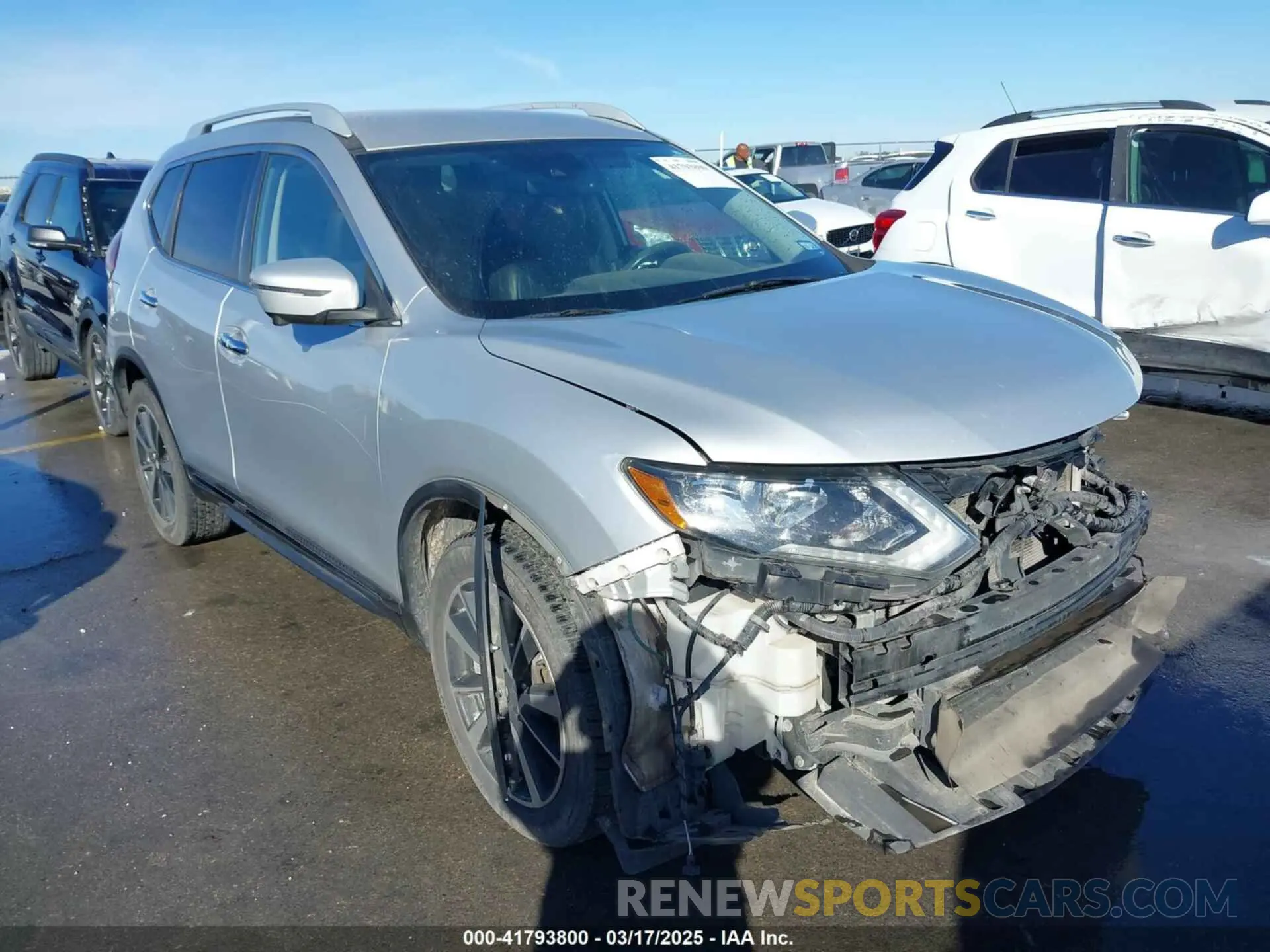 1 Photograph of a damaged car 5N1AT2MV3KC744377 NISSAN ROGUE 2019