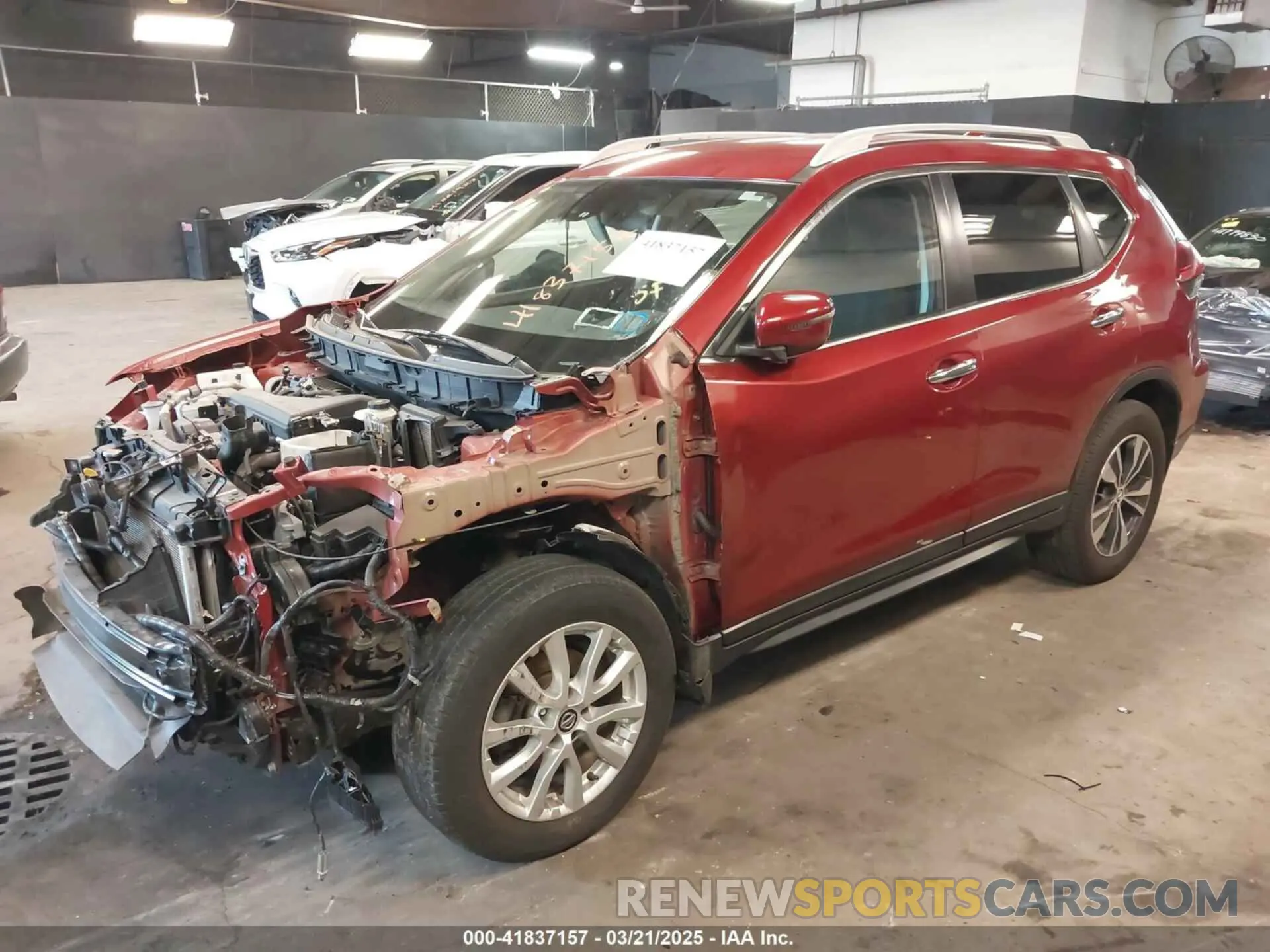 2 Photograph of a damaged car 5N1AT2MV3KC746016 NISSAN ROGUE 2019