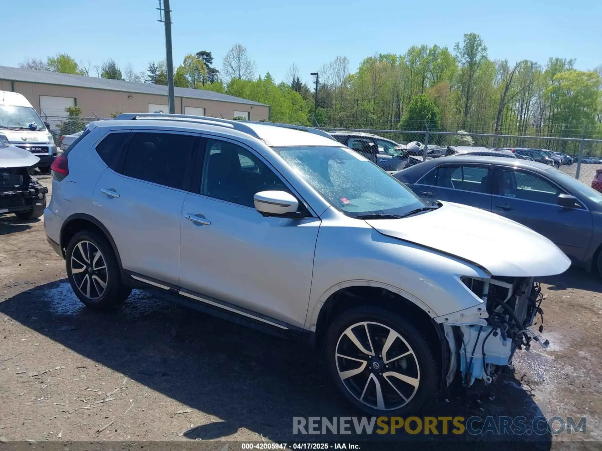 1 Photograph of a damaged car 5N1AT2MV3KC781669 NISSAN ROGUE 2019