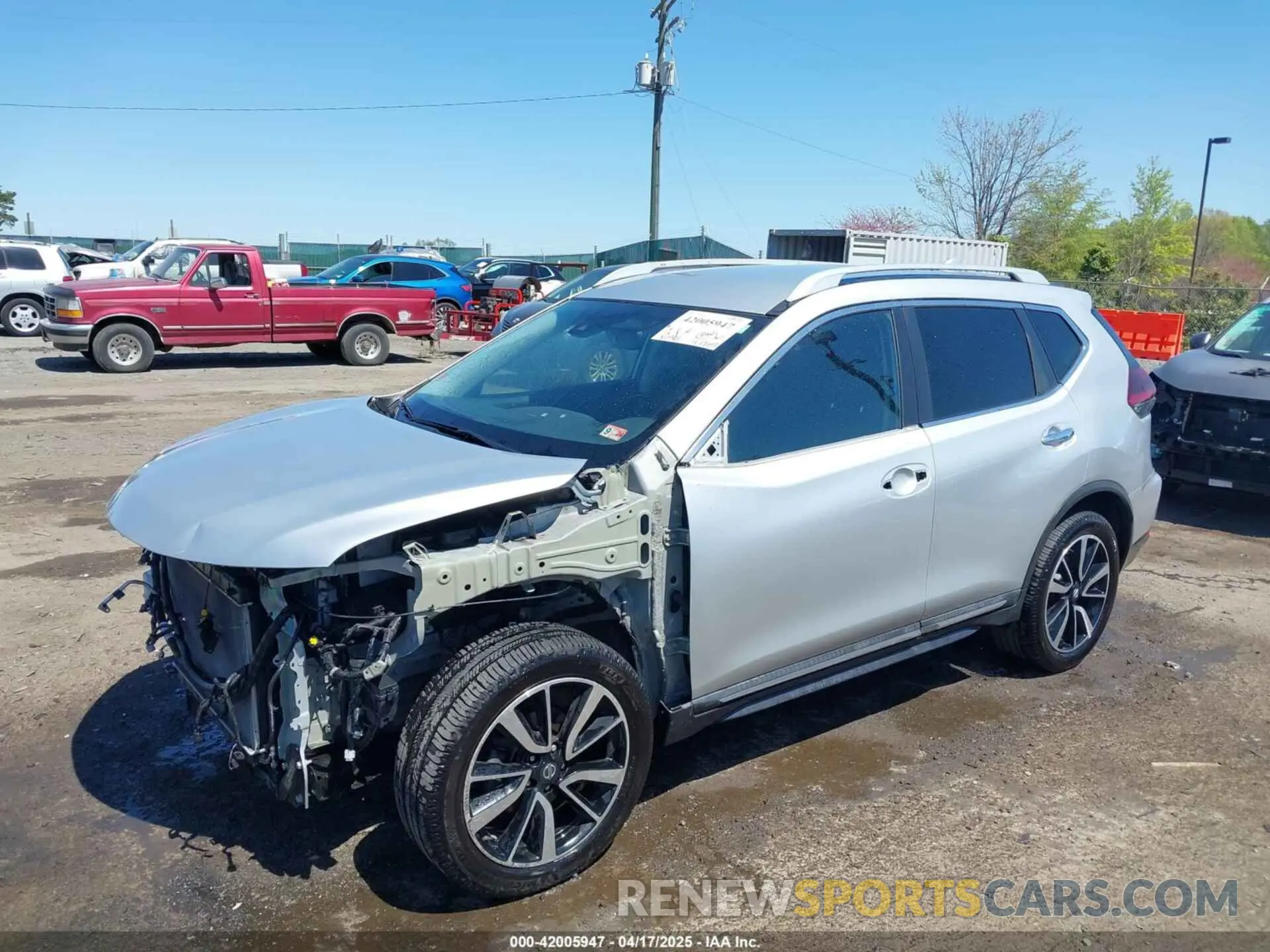 2 Photograph of a damaged car 5N1AT2MV3KC781669 NISSAN ROGUE 2019