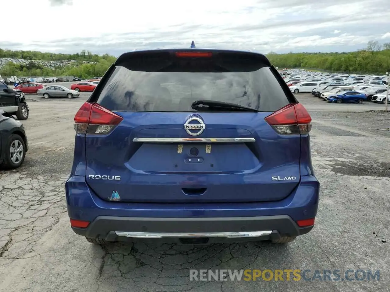 6 Photograph of a damaged car 5N1AT2MV3KC792364 NISSAN ROGUE 2019