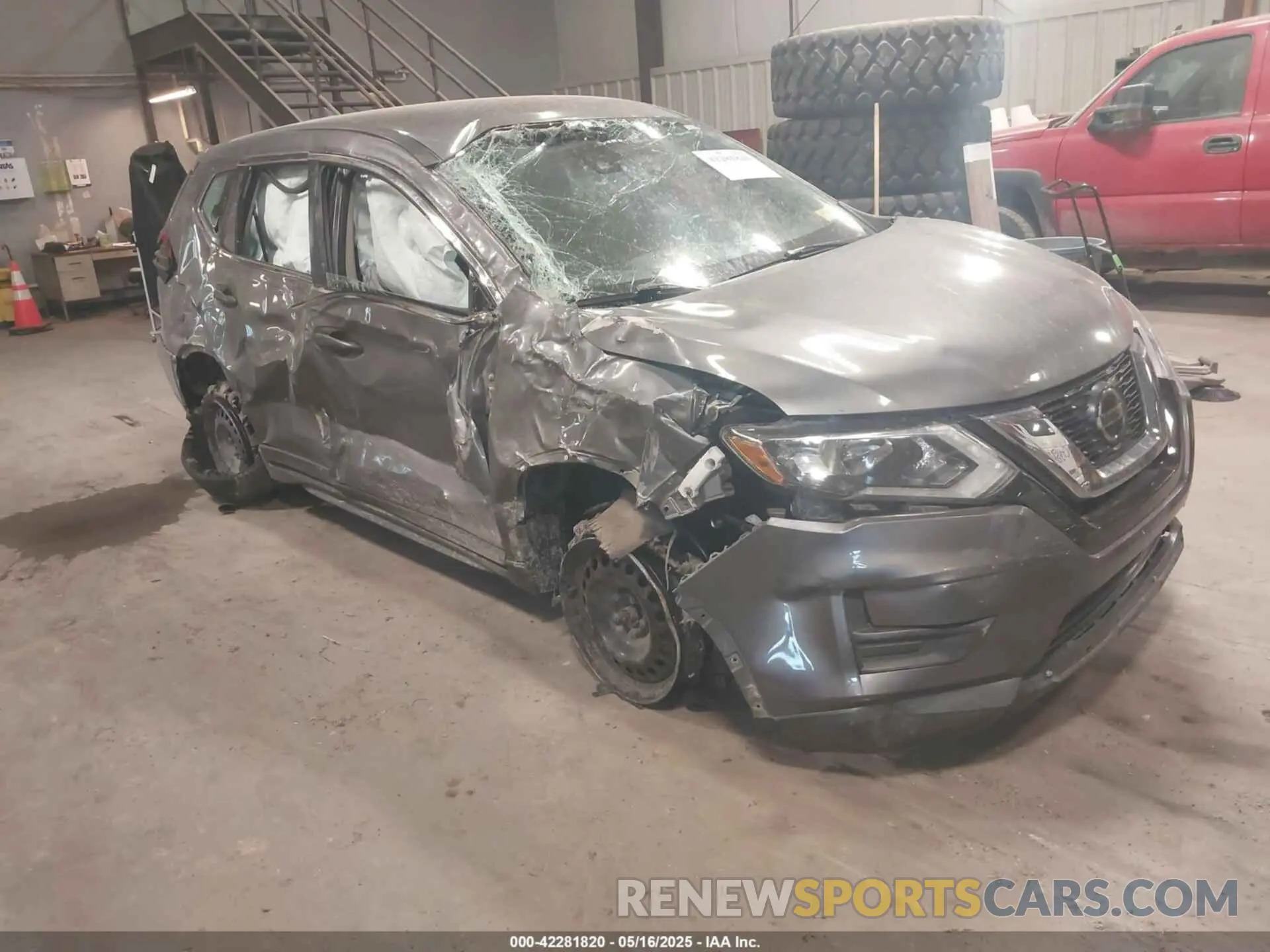 1 Photograph of a damaged car 5N1AT2MV3KC797371 NISSAN ROGUE 2019
