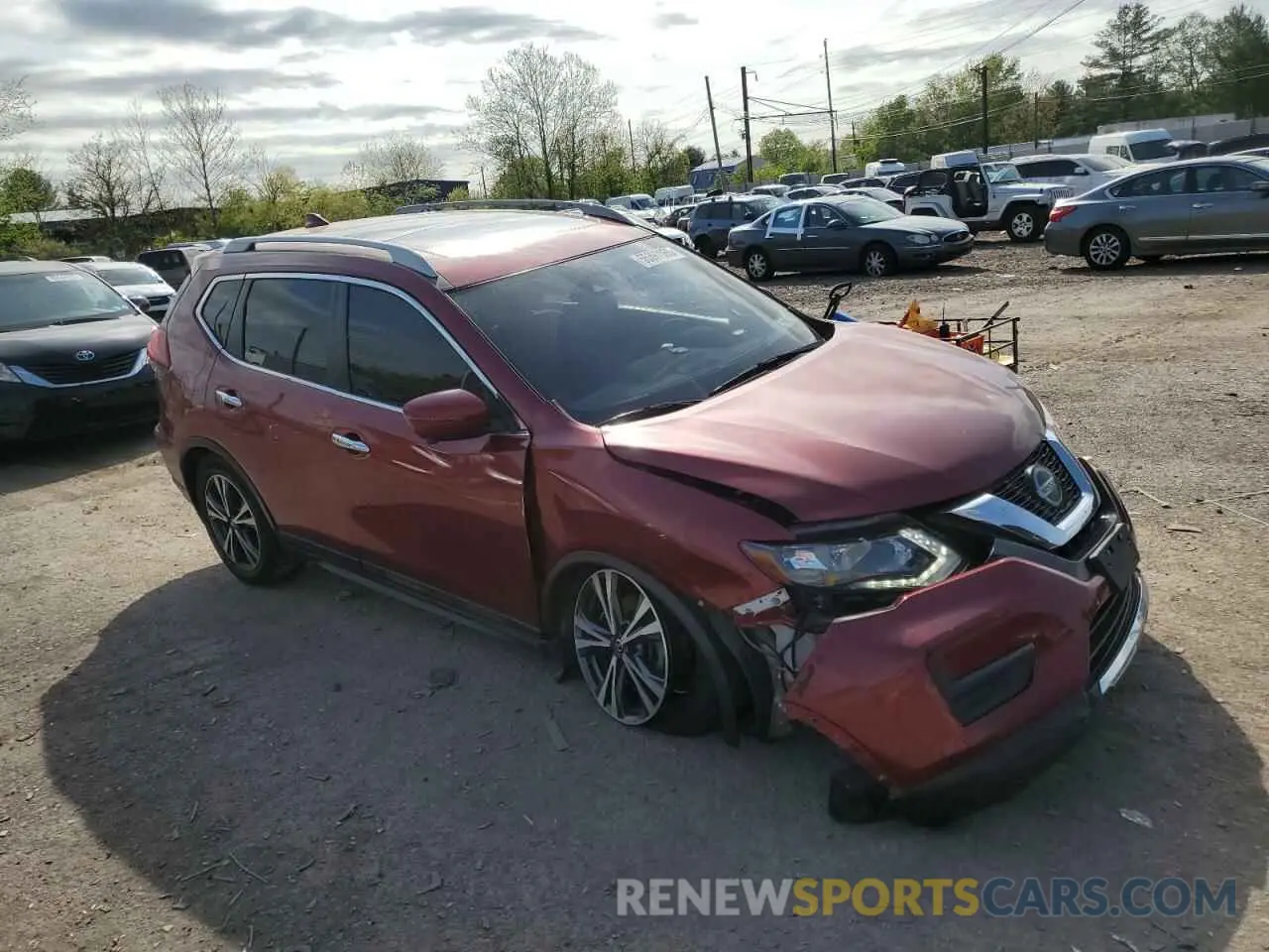 4 Photograph of a damaged car 5N1AT2MV3KC811432 NISSAN ROGUE 2019