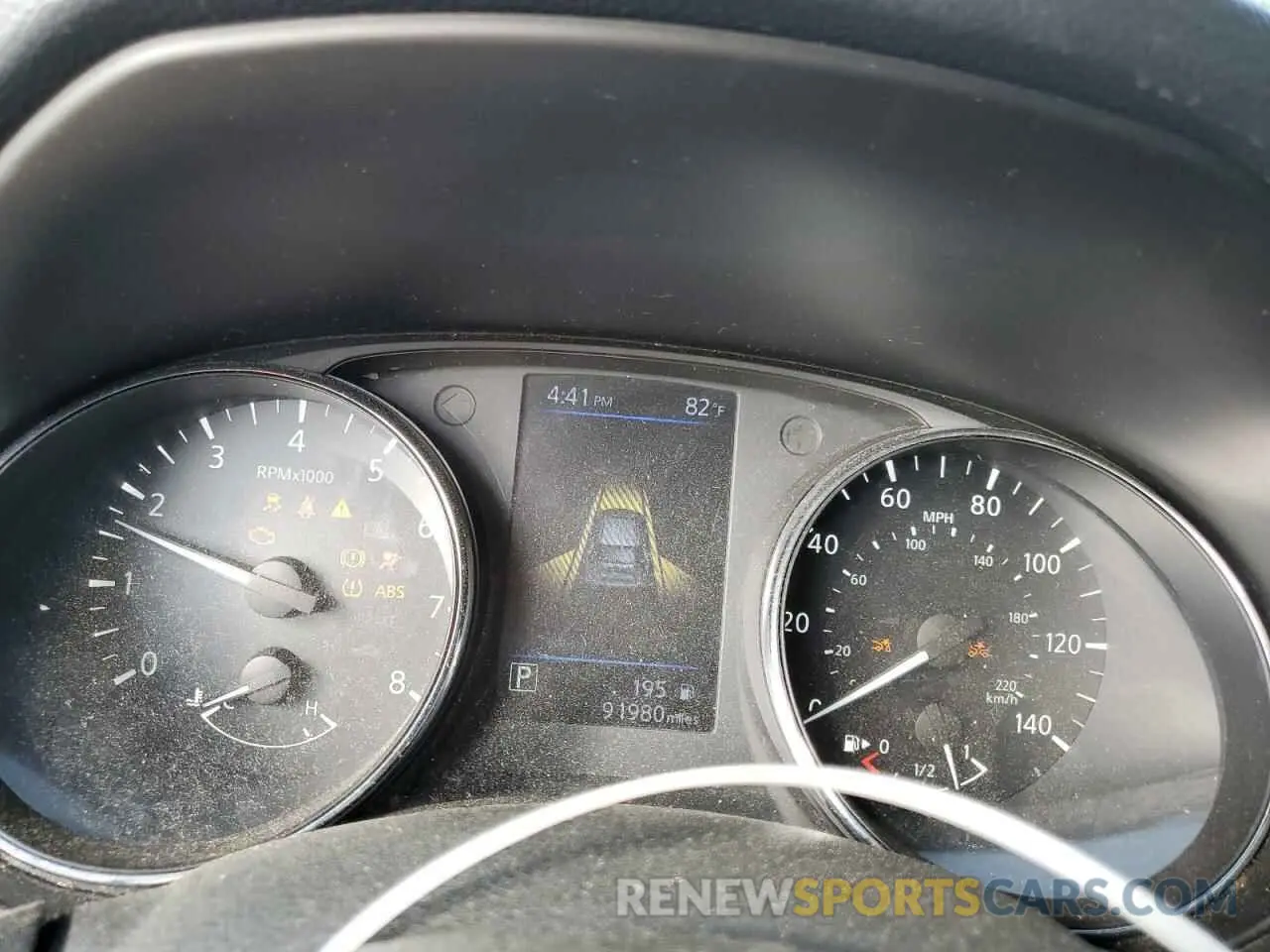 9 Photograph of a damaged car 5N1AT2MV3KC811432 NISSAN ROGUE 2019