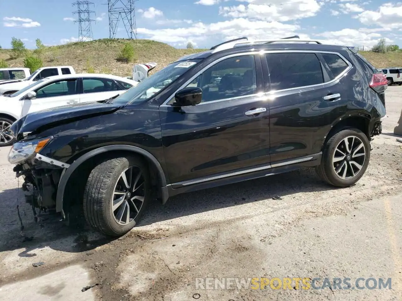 1 Photograph of a damaged car 5N1AT2MV3KC829798 NISSAN ROGUE 2019