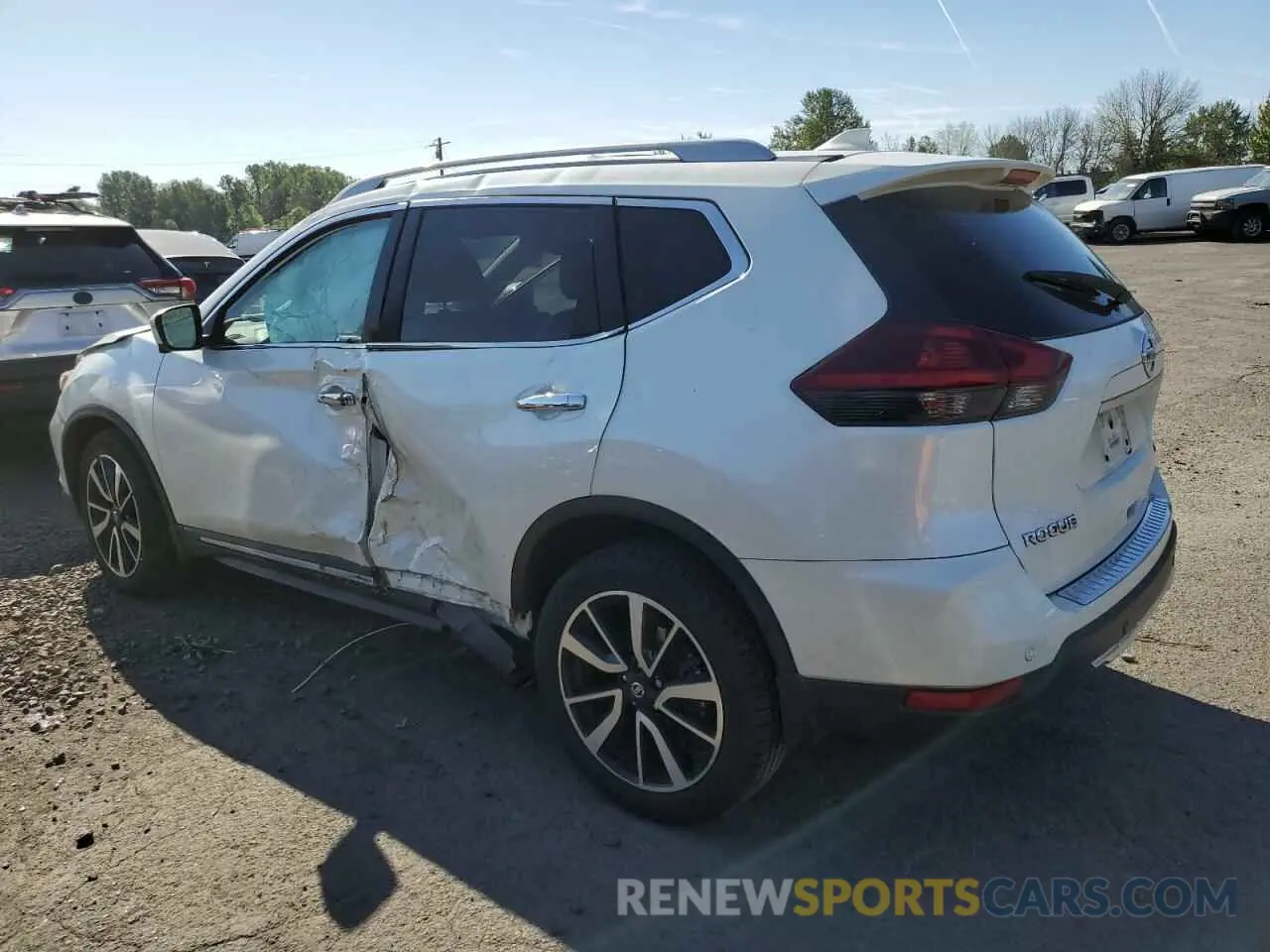 2 Photograph of a damaged car 5N1AT2MV3KC841028 NISSAN ROGUE 2019