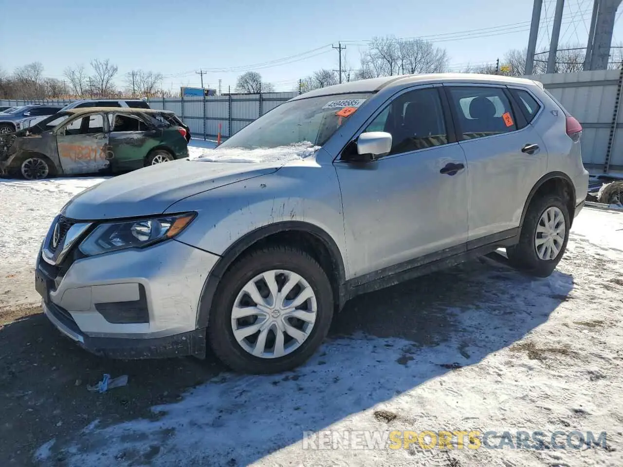 1 Photograph of a damaged car 5N1AT2MV3KC845340 NISSAN ROGUE 2019