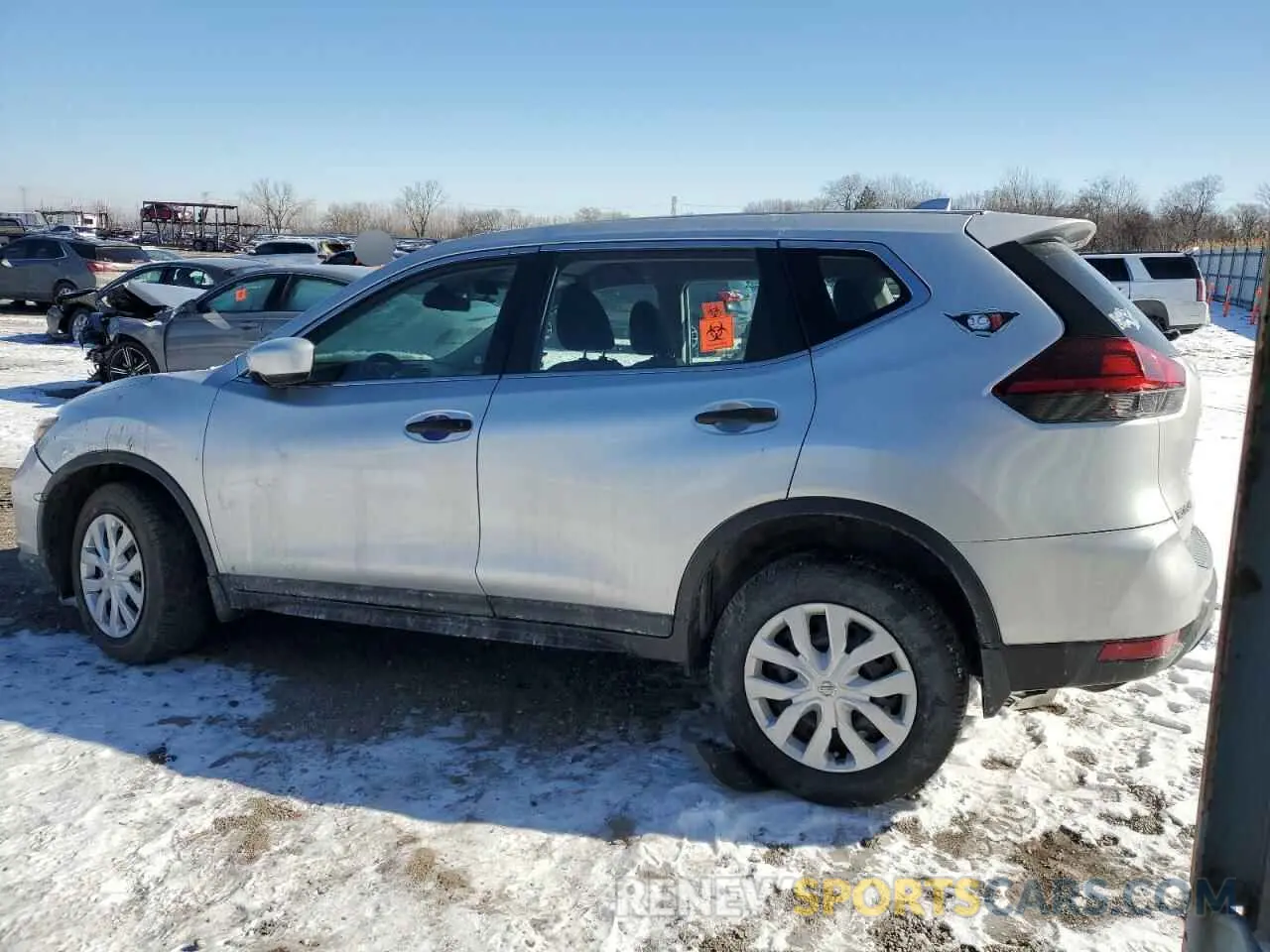 2 Photograph of a damaged car 5N1AT2MV3KC845340 NISSAN ROGUE 2019
