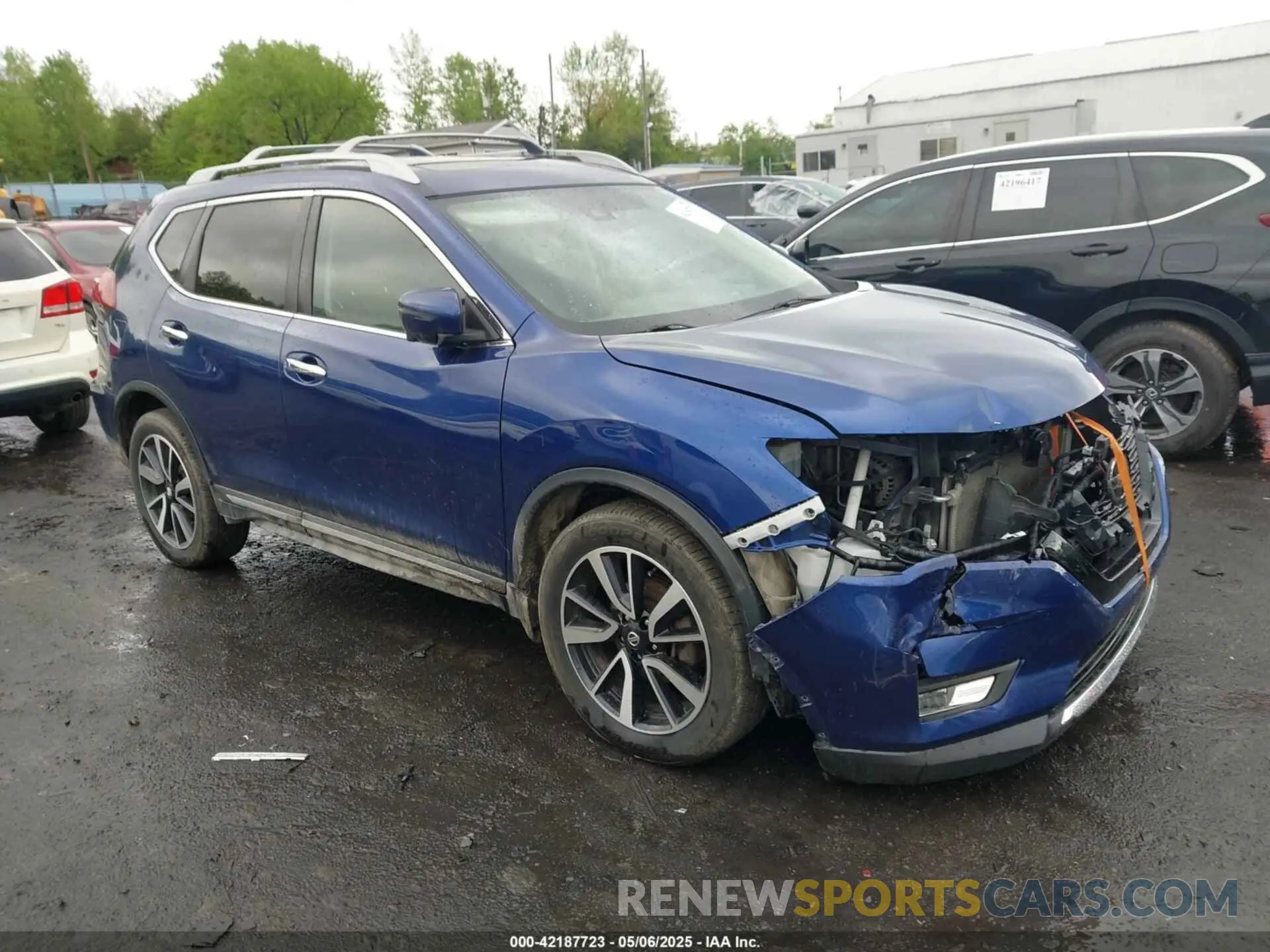 1 Photograph of a damaged car 5N1AT2MV4KC701862 NISSAN ROGUE 2019