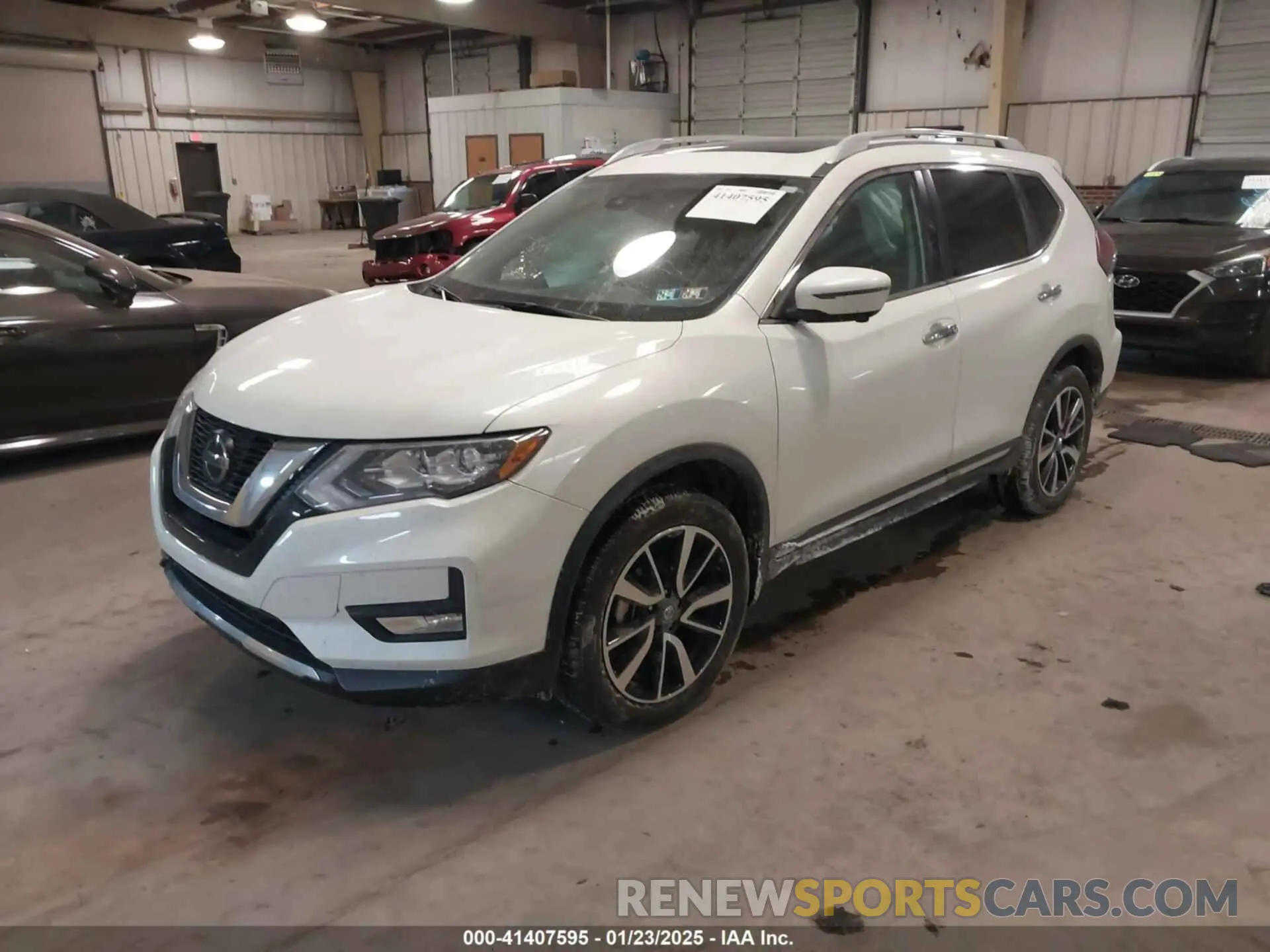 2 Photograph of a damaged car 5N1AT2MV4KC718953 NISSAN ROGUE 2019