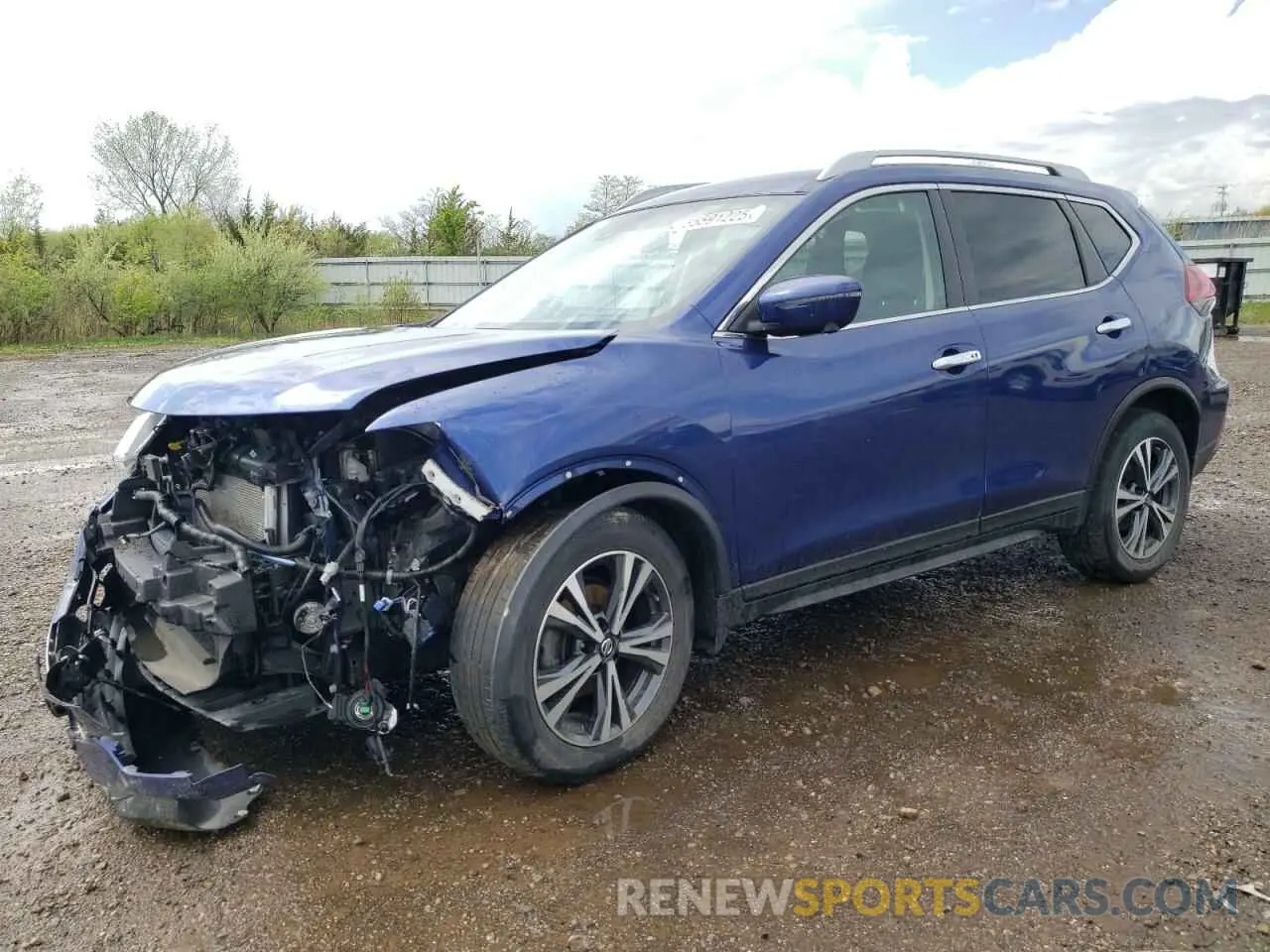 1 Photograph of a damaged car 5N1AT2MV4KC770681 NISSAN ROGUE 2019