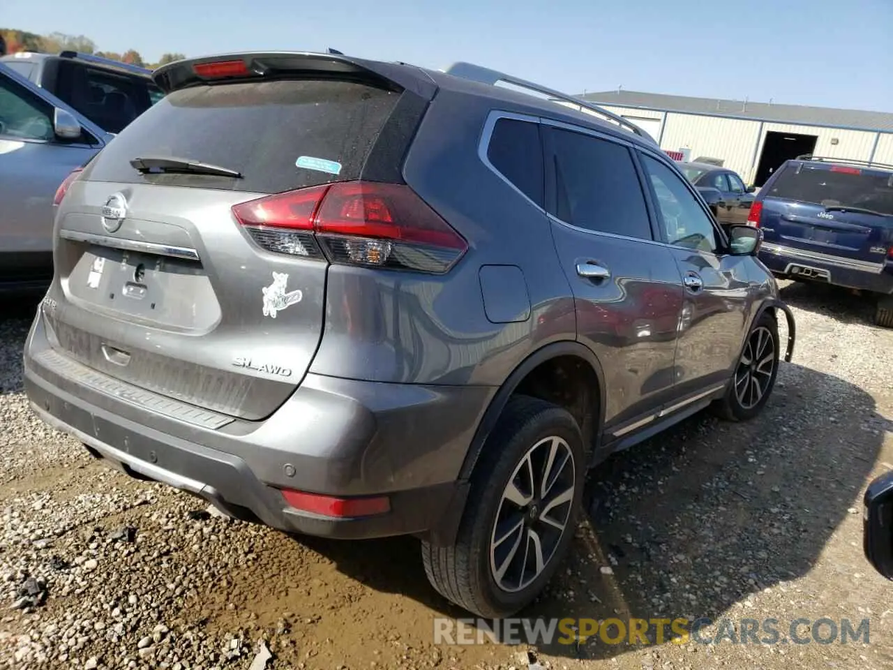 3 Photograph of a damaged car 5N1AT2MV4KC772723 NISSAN ROGUE 2019
