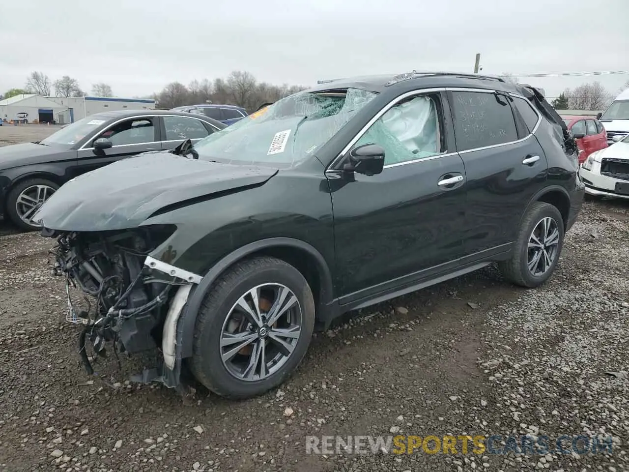 1 Photograph of a damaged car 5N1AT2MV4KC789683 NISSAN ROGUE 2019