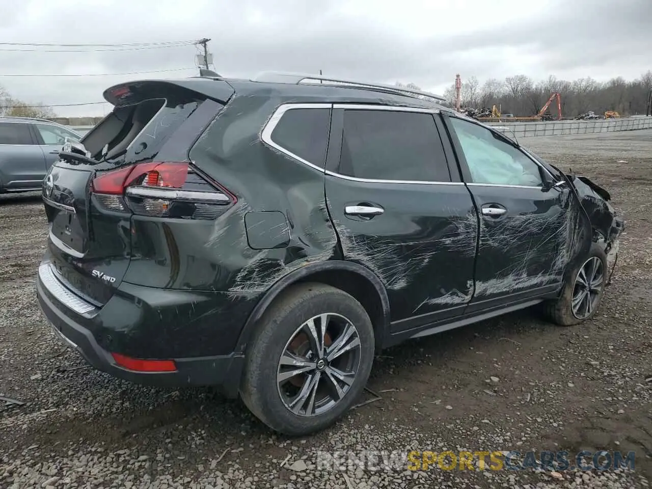 3 Photograph of a damaged car 5N1AT2MV4KC789683 NISSAN ROGUE 2019