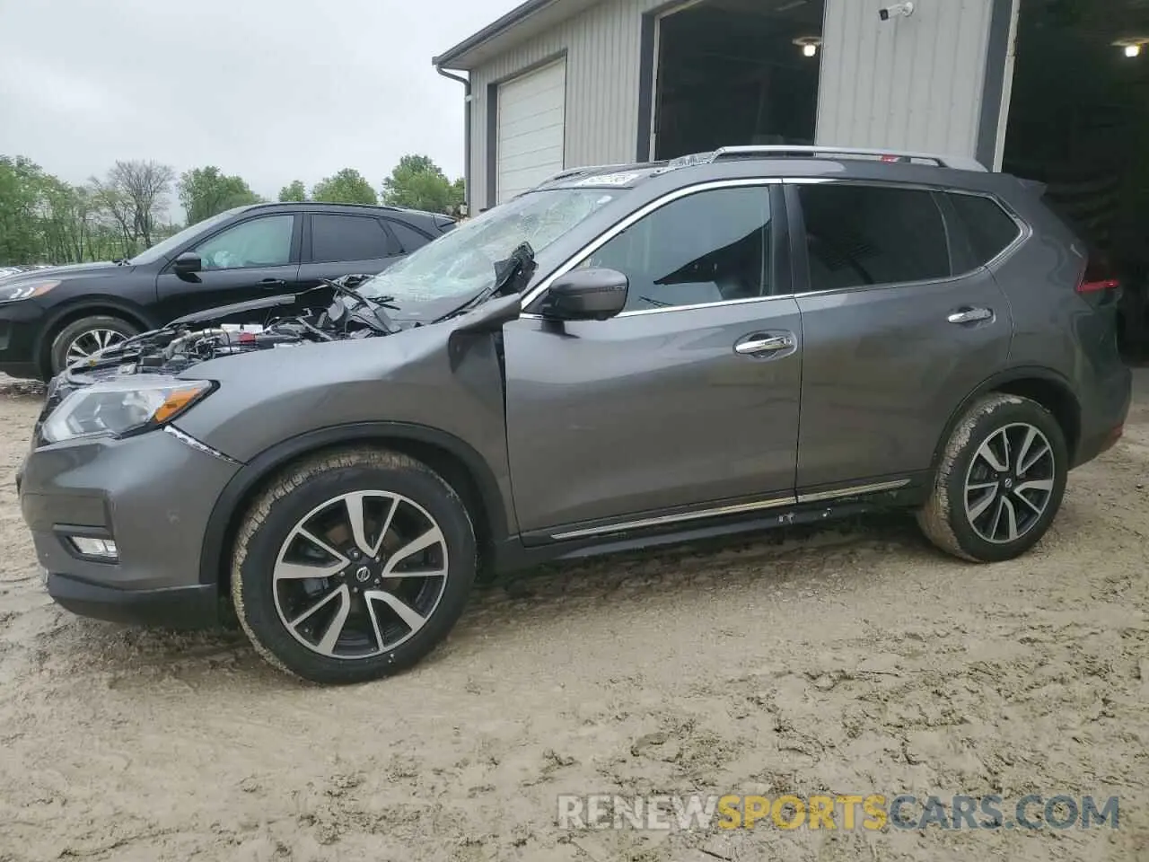 1 Photograph of a damaged car 5N1AT2MV4KC805283 NISSAN ROGUE 2019