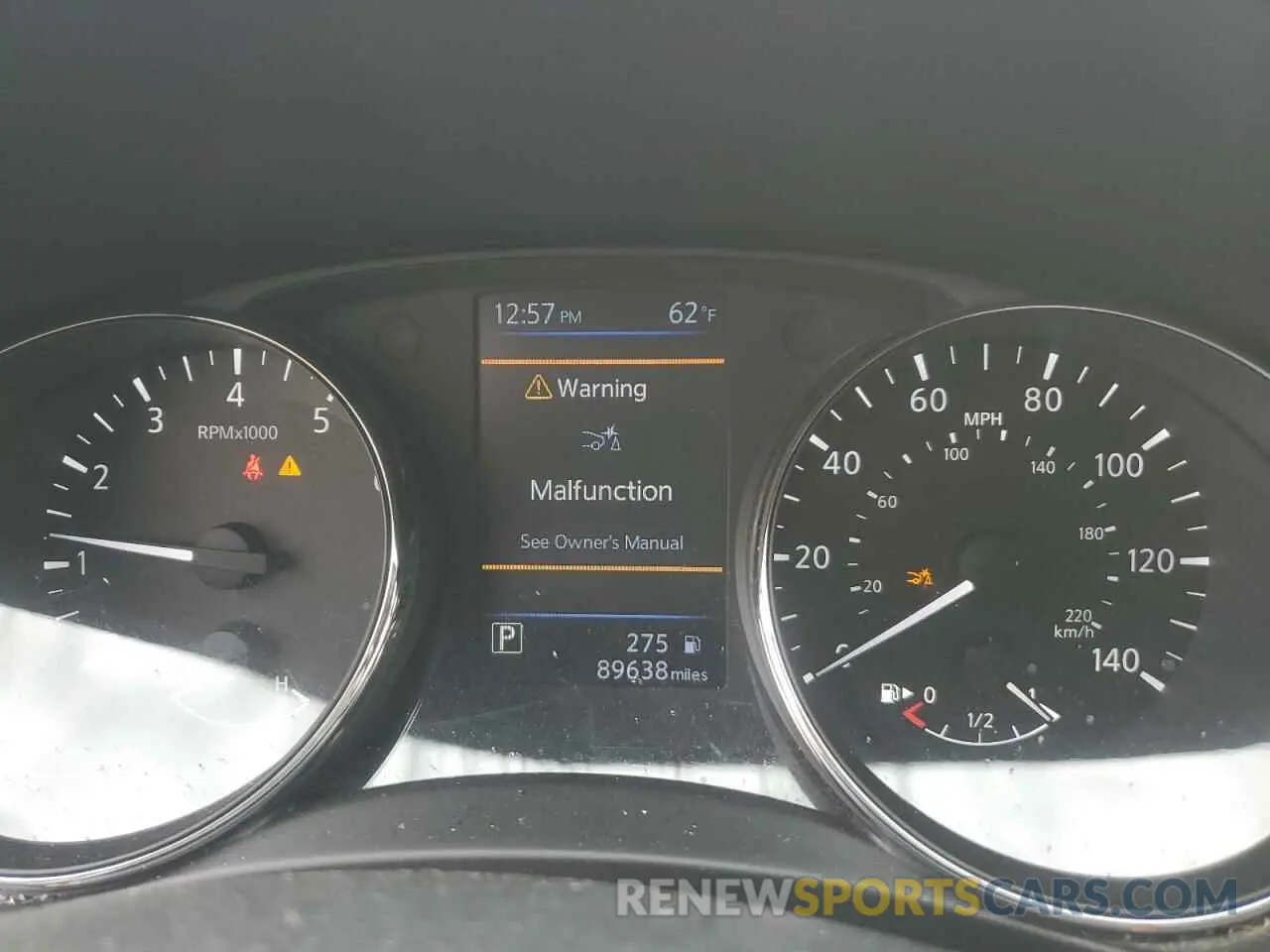 9 Photograph of a damaged car 5N1AT2MV4KC805283 NISSAN ROGUE 2019