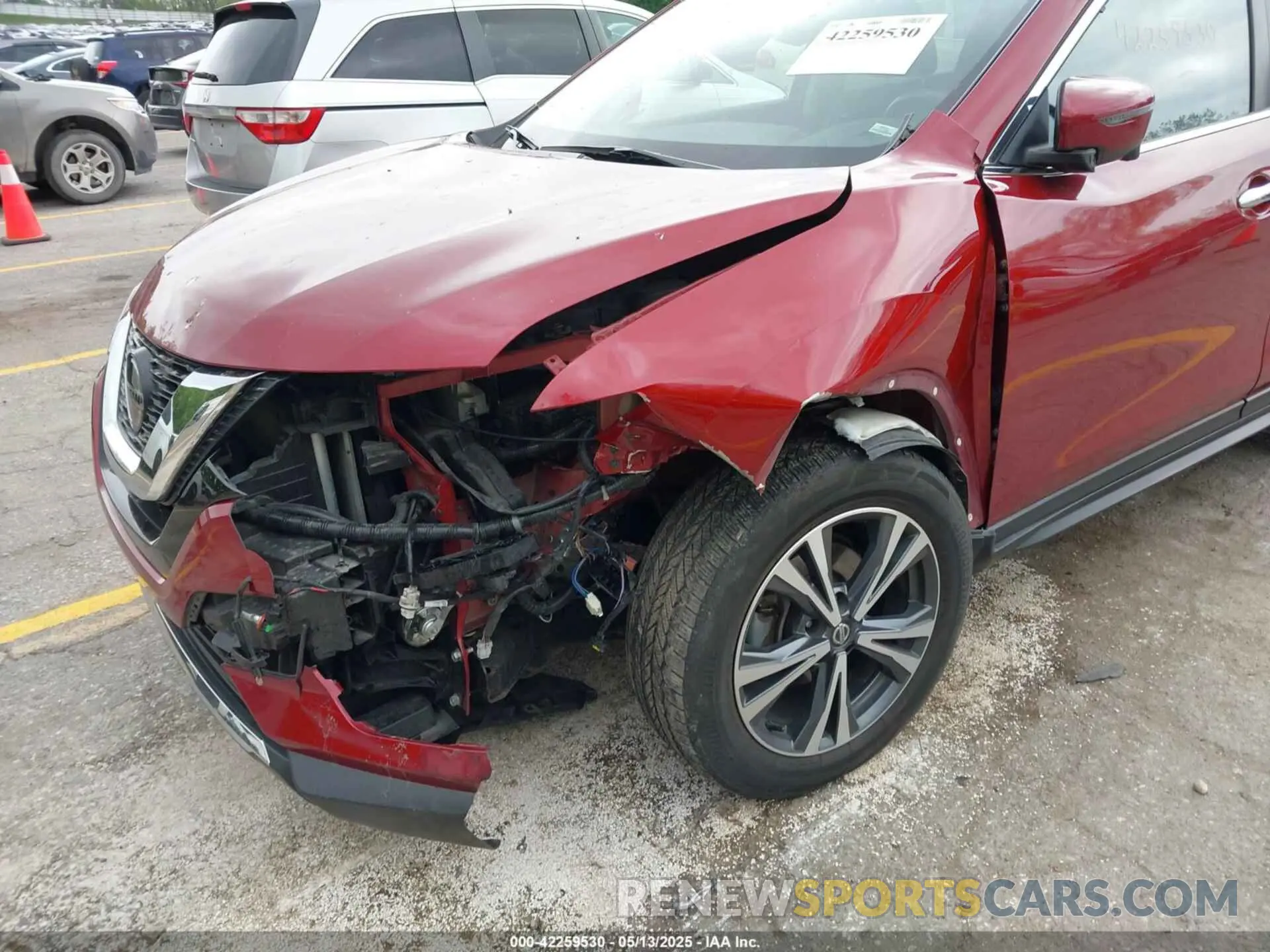 6 Photograph of a damaged car 5N1AT2MV4KC810144 NISSAN ROGUE 2019