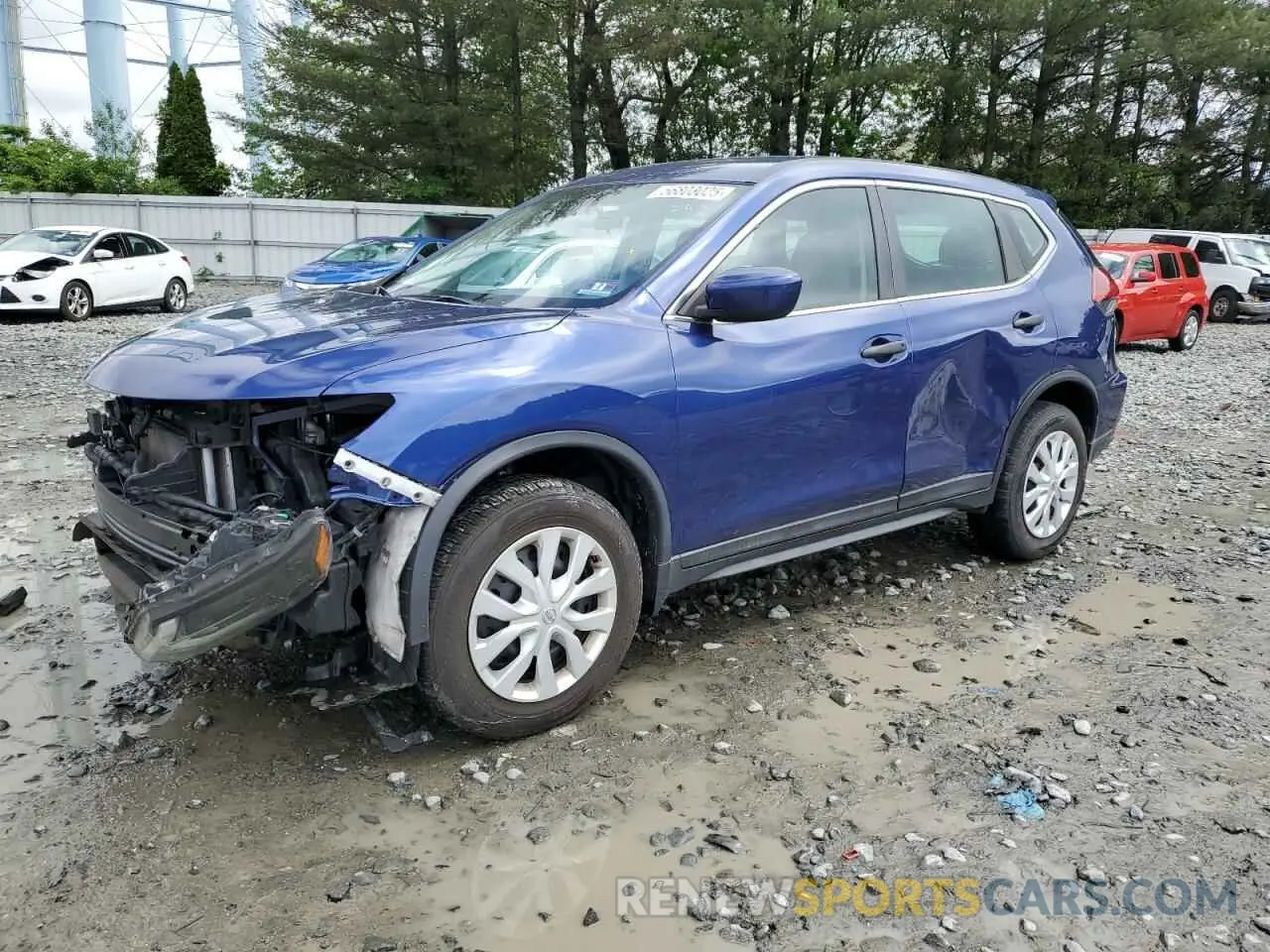 1 Photograph of a damaged car 5N1AT2MV4KC831267 NISSAN ROGUE 2019