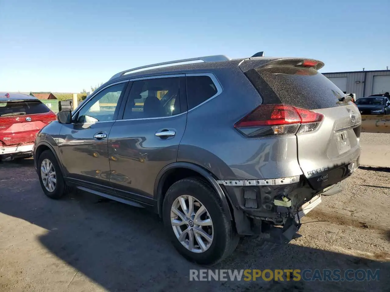 2 Photograph of a damaged car 5N1AT2MV5KC703734 NISSAN ROGUE 2019