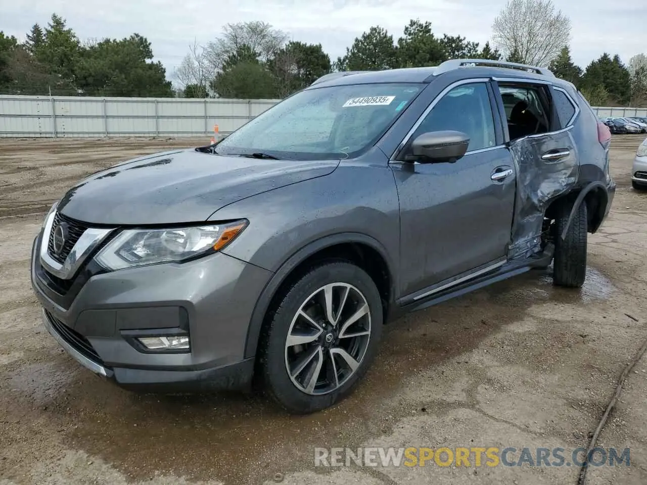 1 Photograph of a damaged car 5N1AT2MV5KC704740 NISSAN ROGUE 2019