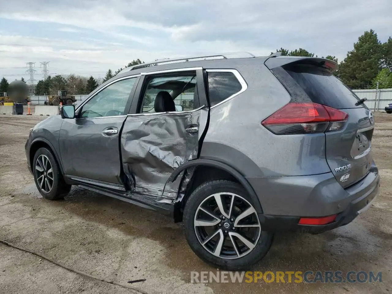 2 Photograph of a damaged car 5N1AT2MV5KC704740 NISSAN ROGUE 2019