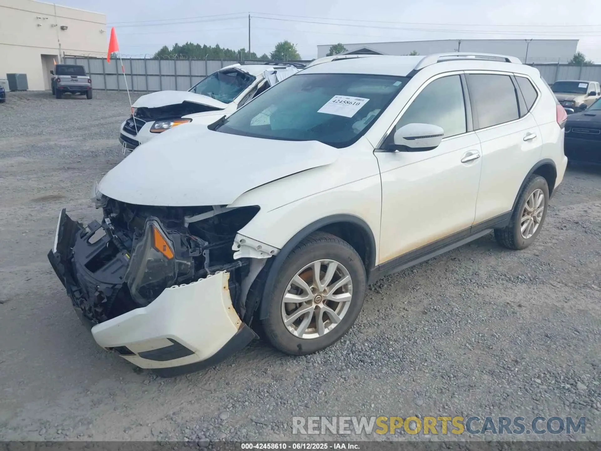 2 Photograph of a damaged car 5N1AT2MV5KC767952 NISSAN ROGUE 2019