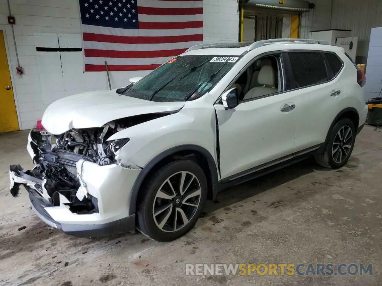 1 Photograph of a damaged car 5N1AT2MV5KC772844 NISSAN ROGUE 2019