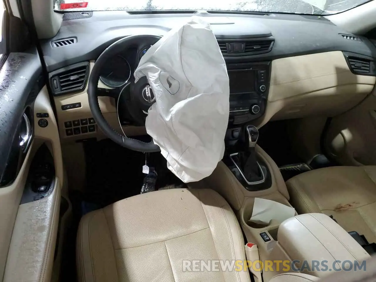 8 Photograph of a damaged car 5N1AT2MV5KC772844 NISSAN ROGUE 2019