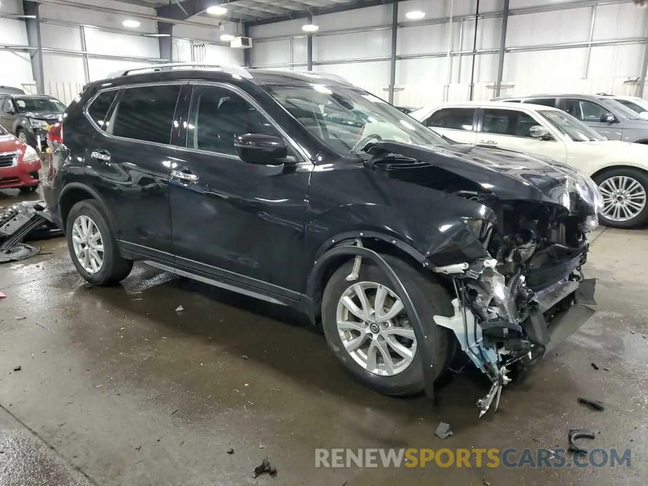 4 Photograph of a damaged car 5N1AT2MV5KC835344 NISSAN ROGUE 2019