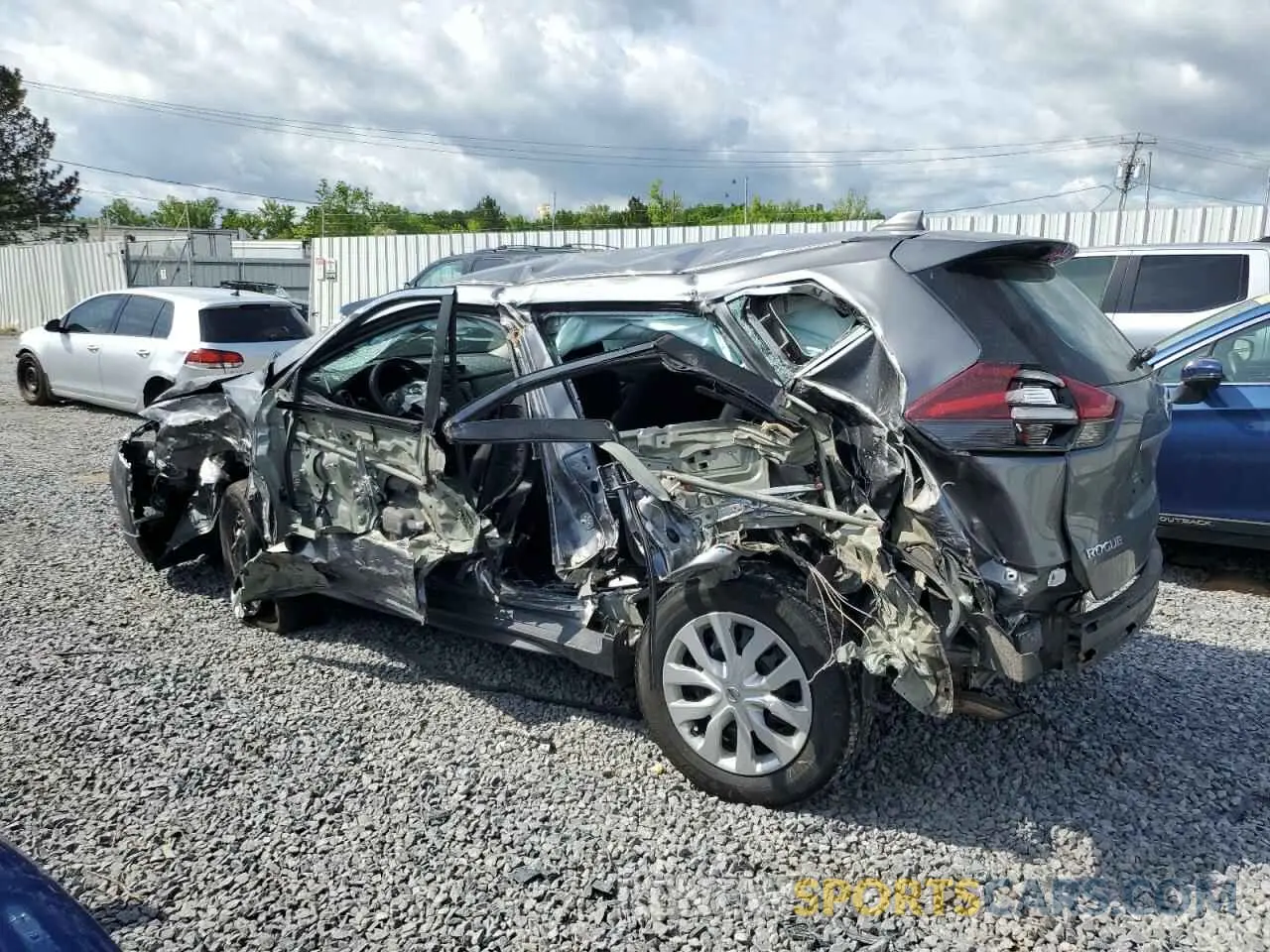2 Photograph of a damaged car 5N1AT2MV5KC843864 NISSAN ROGUE 2019