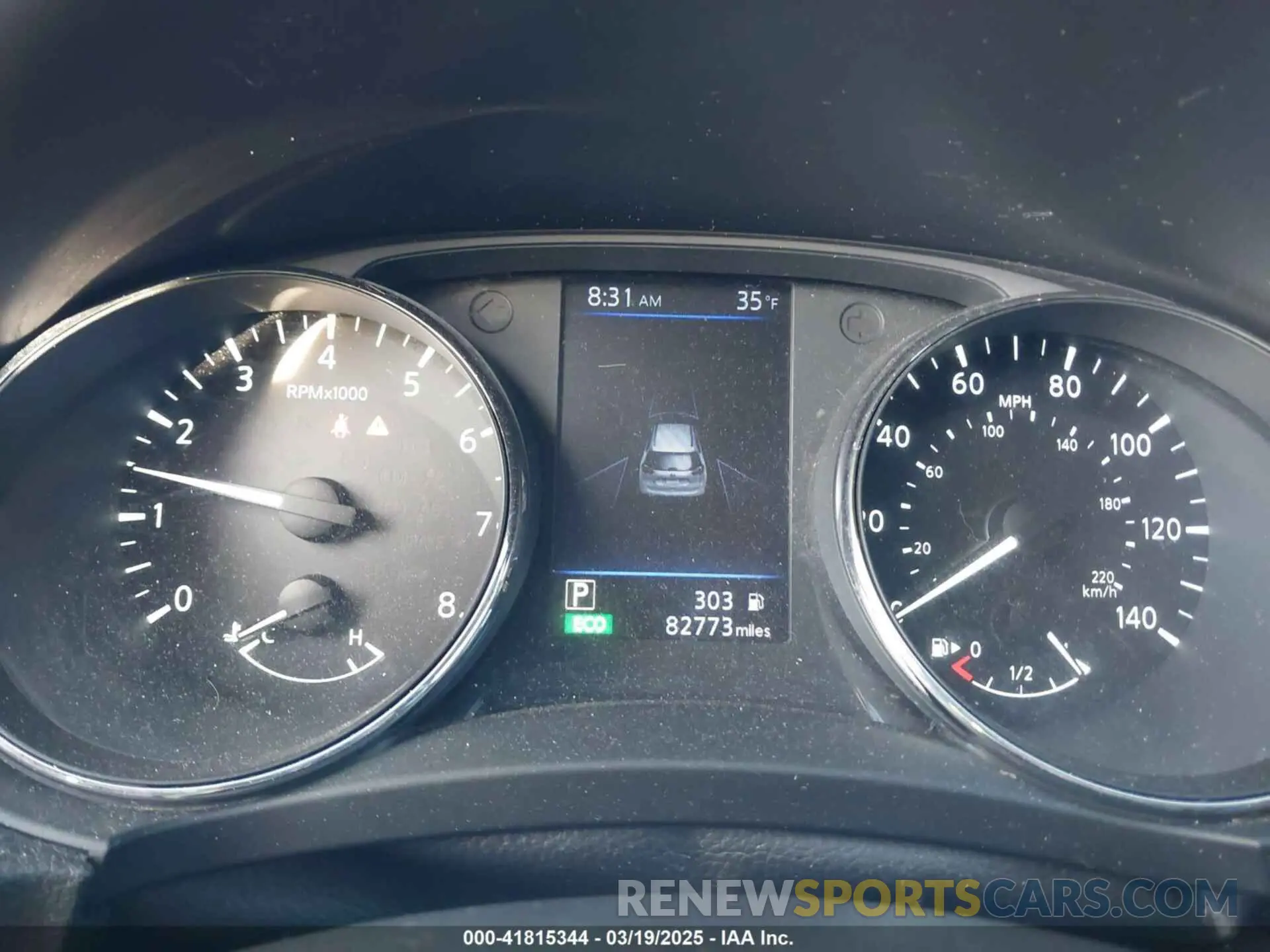 7 Photograph of a damaged car 5N1AT2MV6KC744650 NISSAN ROGUE 2019