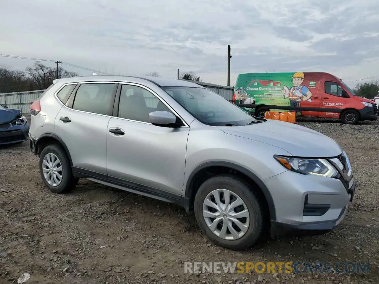 4 Photograph of a damaged car 5N1AT2MV6KC745927 NISSAN ROGUE 2019