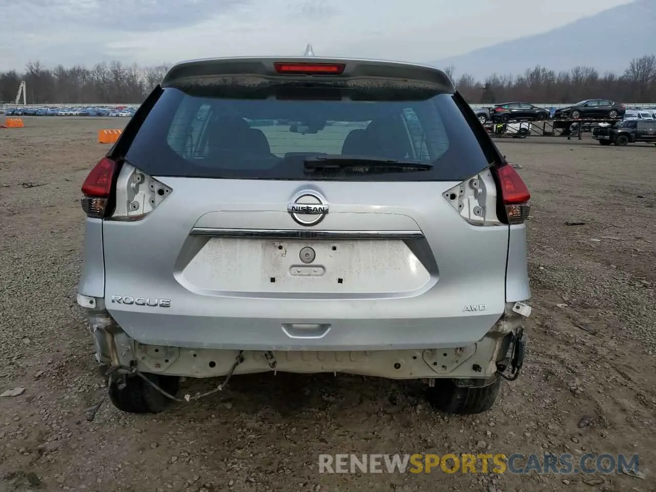 6 Photograph of a damaged car 5N1AT2MV6KC745927 NISSAN ROGUE 2019