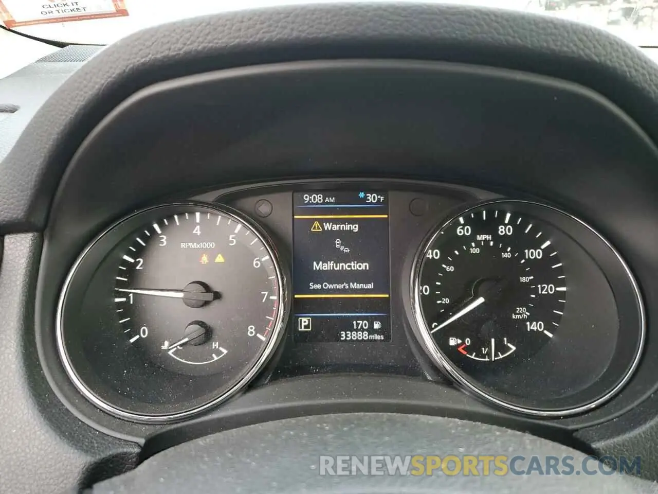 9 Photograph of a damaged car 5N1AT2MV6KC745927 NISSAN ROGUE 2019