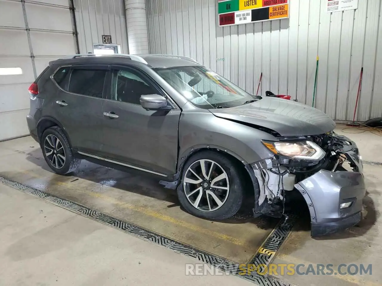 4 Photograph of a damaged car 5N1AT2MV6KC757737 NISSAN ROGUE 2019