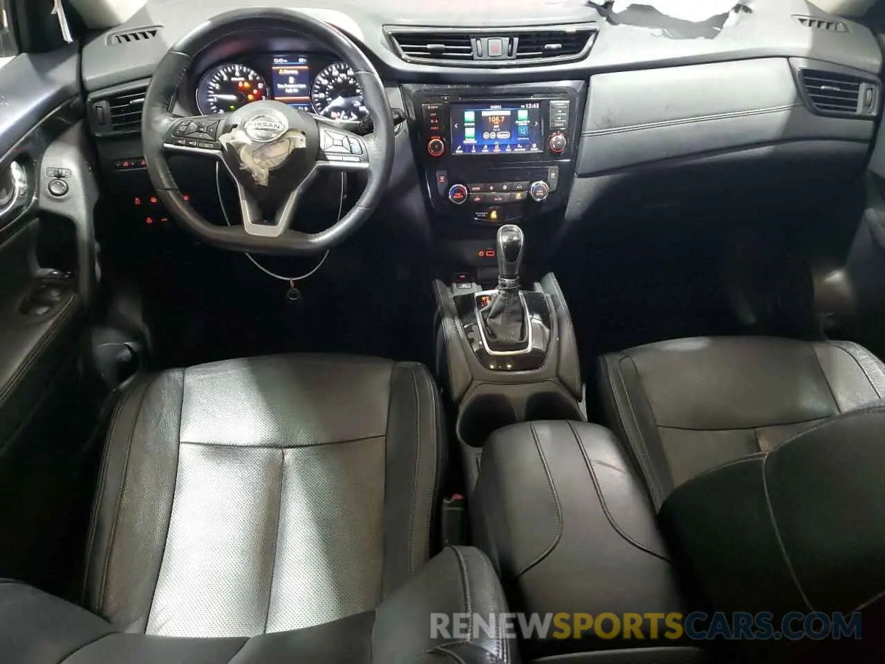 8 Photograph of a damaged car 5N1AT2MV6KC757737 NISSAN ROGUE 2019