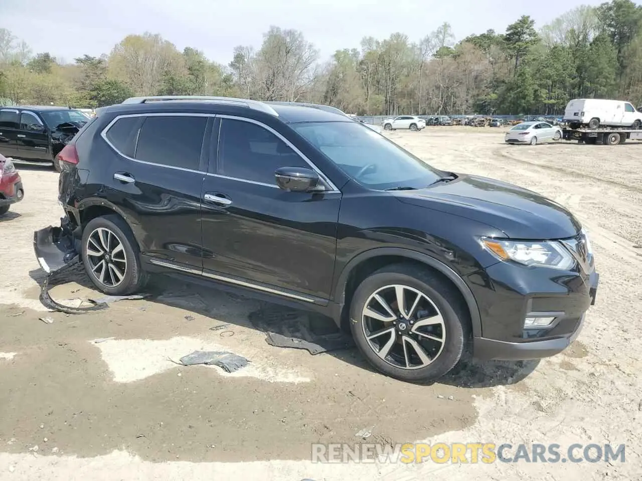 4 Photograph of a damaged car 5N1AT2MV6KC764915 NISSAN ROGUE 2019