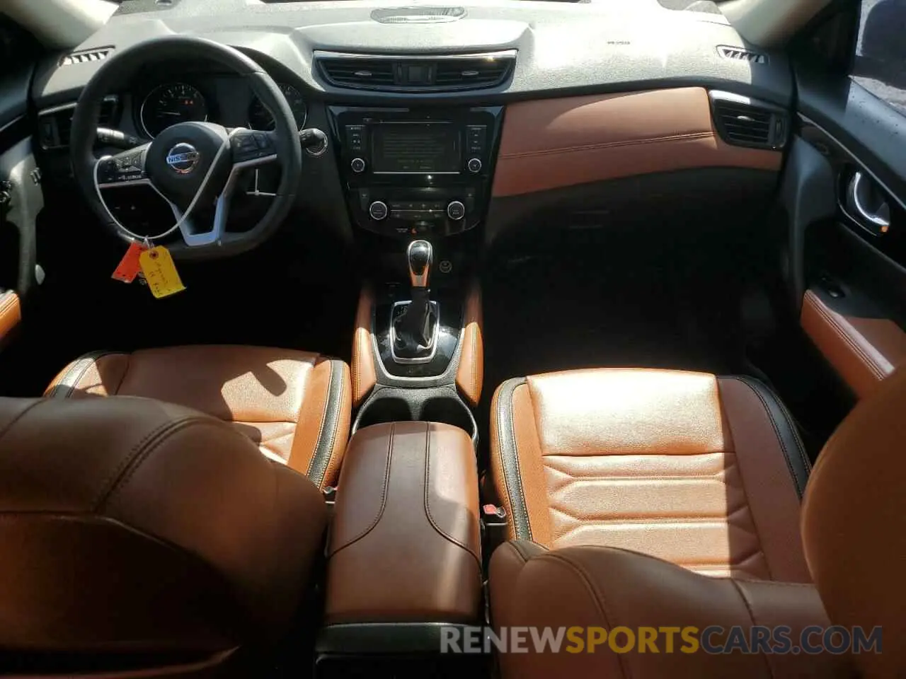 8 Photograph of a damaged car 5N1AT2MV6KC764915 NISSAN ROGUE 2019