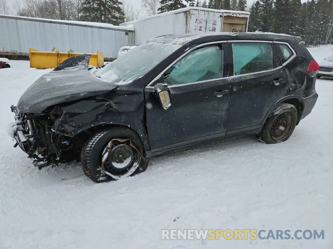1 Photograph of a damaged car 5N1AT2MV6KC765918 NISSAN ROGUE 2019
