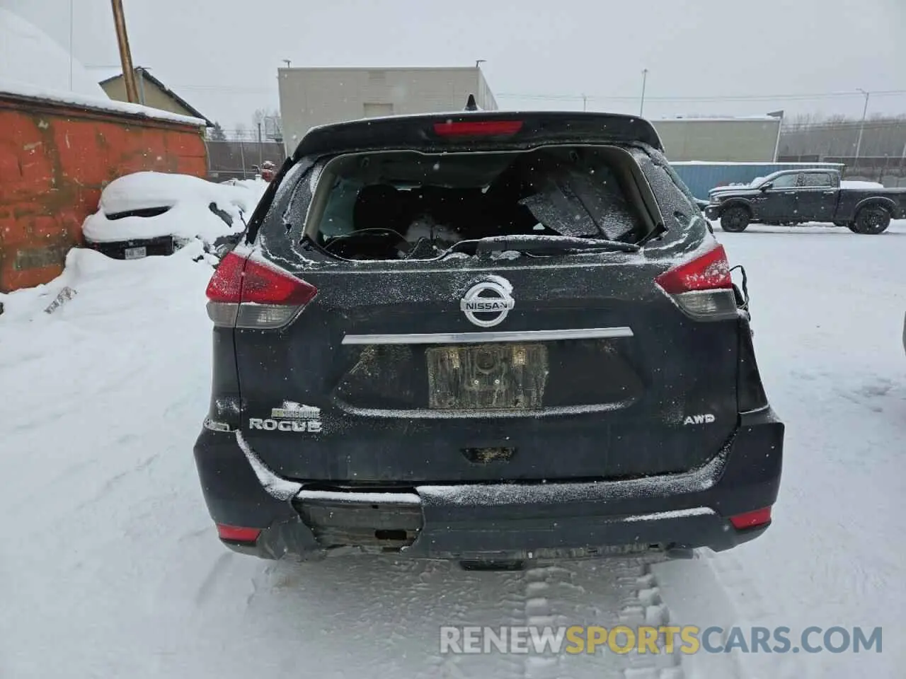 6 Photograph of a damaged car 5N1AT2MV6KC765918 NISSAN ROGUE 2019