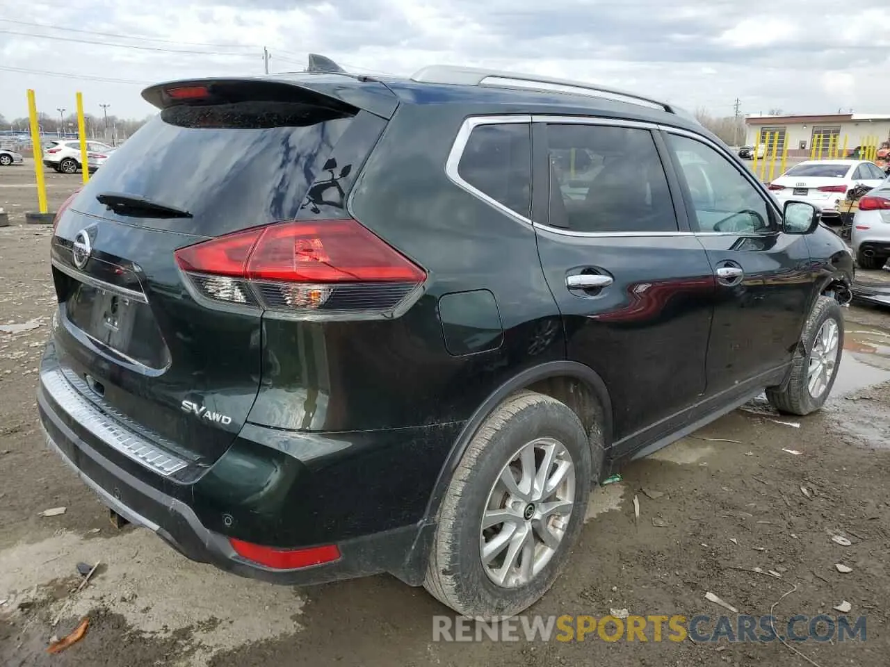 3 Photograph of a damaged car 5N1AT2MV6KC797056 NISSAN ROGUE 2019