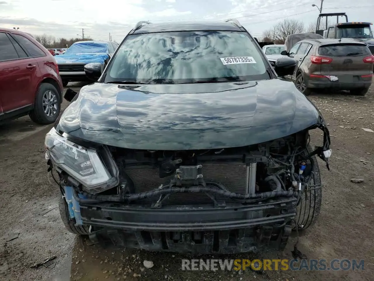 5 Photograph of a damaged car 5N1AT2MV6KC797056 NISSAN ROGUE 2019