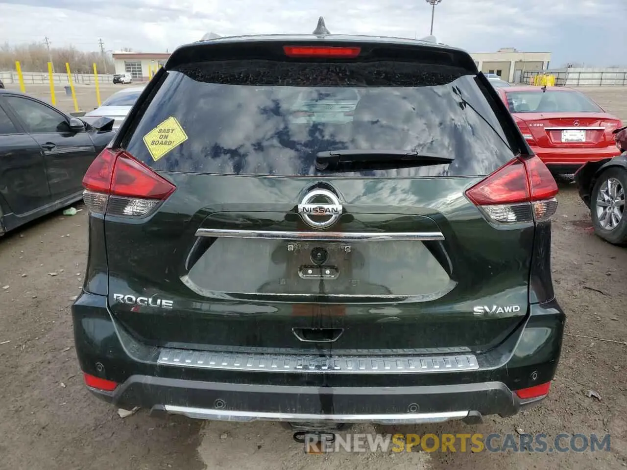 6 Photograph of a damaged car 5N1AT2MV6KC797056 NISSAN ROGUE 2019